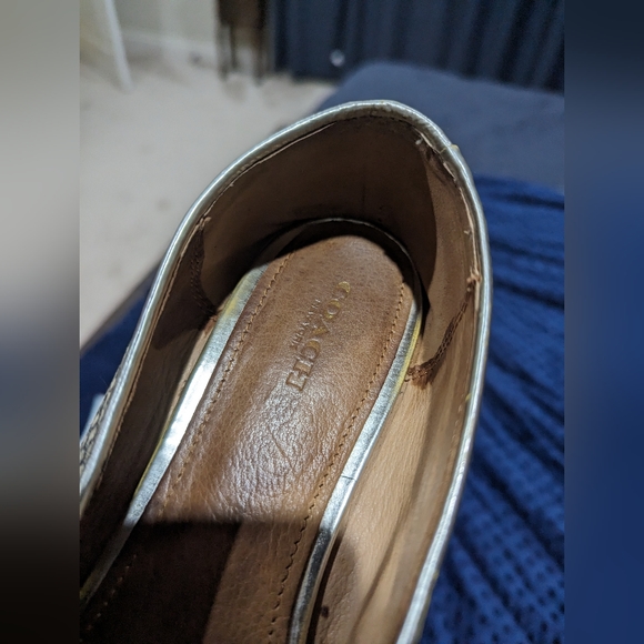 COACH Utopia Snakeskin Leather Loafers Size 8.5 Well Loved (Used) - Picture 8 of 14